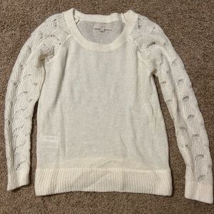 Loft, cream cozy, lightweight sweater, size M